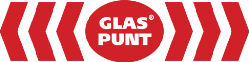 Het logo van Glaspunt B.V., uw glaszetter voor in Amsterdam